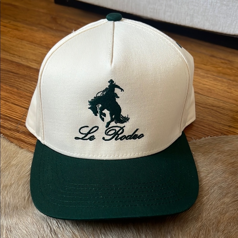 Le Rodeo Cream and Green Cap
